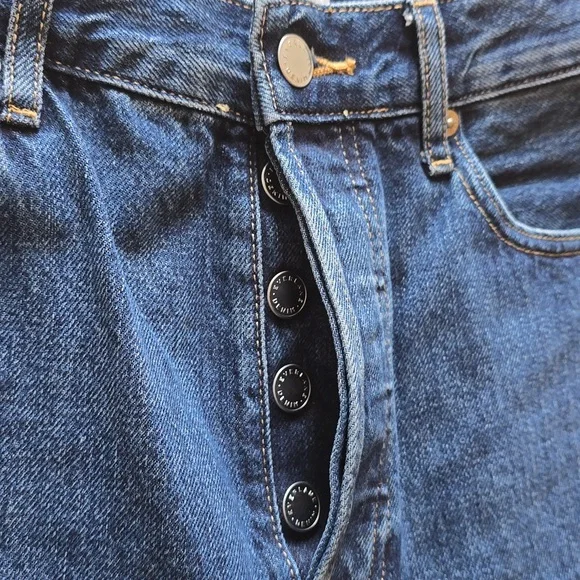 Everlane, The 90's Way-High Jean, Blue, EUC, Women's 28 Long - Picture 6 of 16